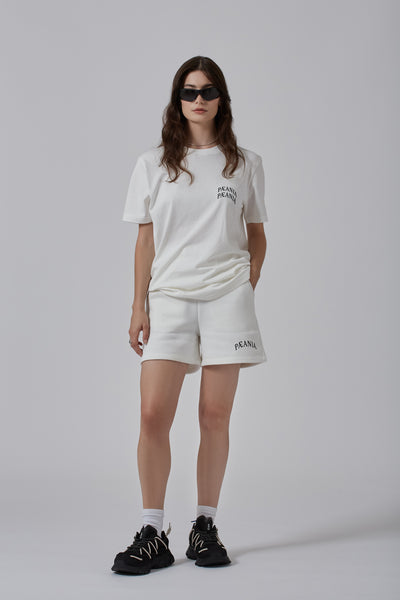 THE ESSENTIAL SHORT SET - OFF WHITE