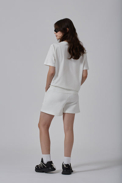 THE ESSENTIAL SHORT SET - OFF WHITE