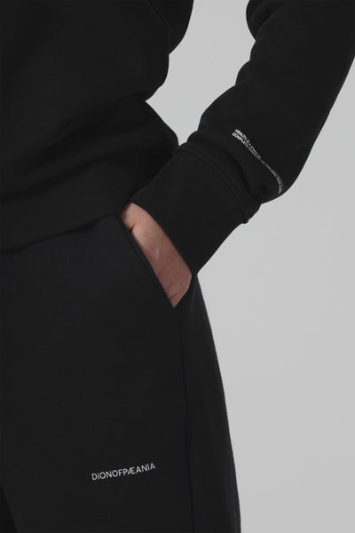 THE MIND BODY EARTH JOGGER & SWEATSHIRT SET - BLACK