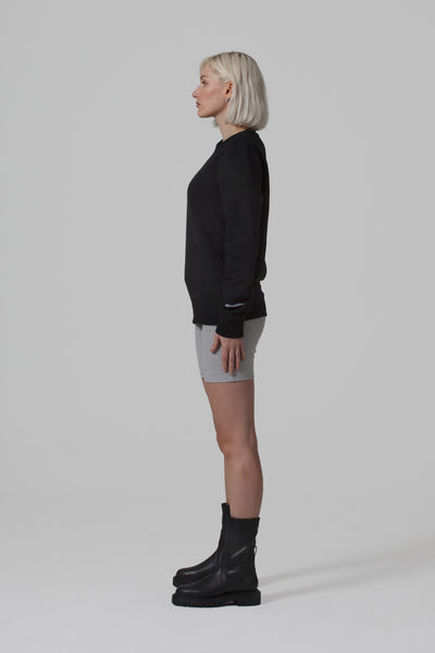 THE MIND BODY EARTH SWEATSHIRT - BLACK