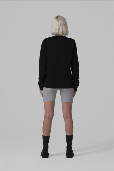 THE MIND BODY EARTH SWEATSHIRT - BLACK