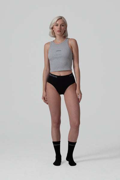 THE FORM RIB VEST TANK - GREY