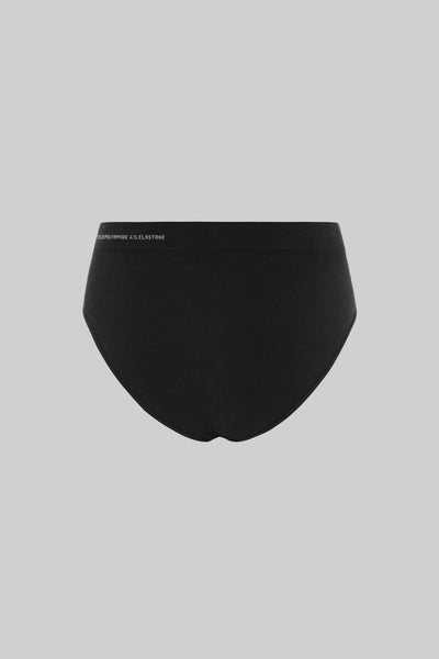 THE HIGH-WAISTED SEAMLESS ESSENTIAL PANT - BLACK