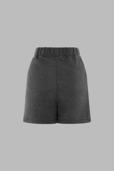 THE ESSENTIAL SWEAT SHORT - CHARCOAL