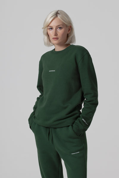 THE MIND BODY EARTH JOGGER & SWEATSHIRT SET - GREEN