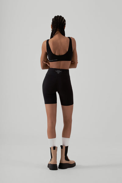 THE LIFESTYLE CYCLING BIKER SHORT - BLACK