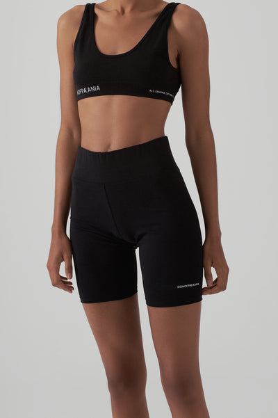 THE LIFESTYLE CYCLING BIKER SHORT - BLACK