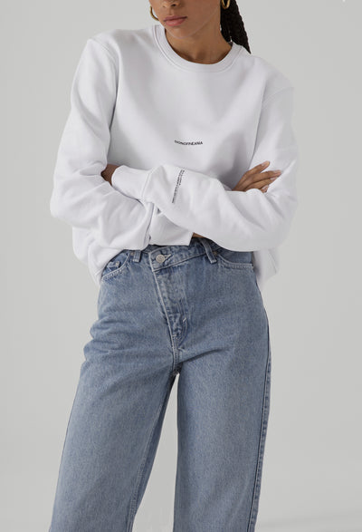 THE MIND BODY EARTH SWEATSHIRT - WHITE