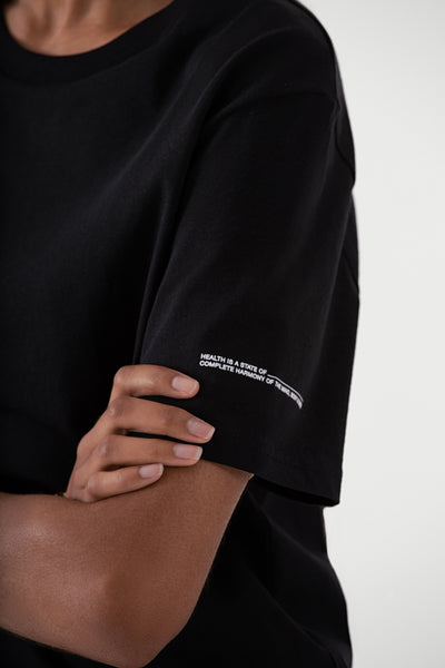 THE MIND BODY EARTH T-SHIRT - BLACK