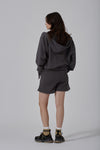 THE ESSENTIAL SWEAT SHORT - CHARCOAL