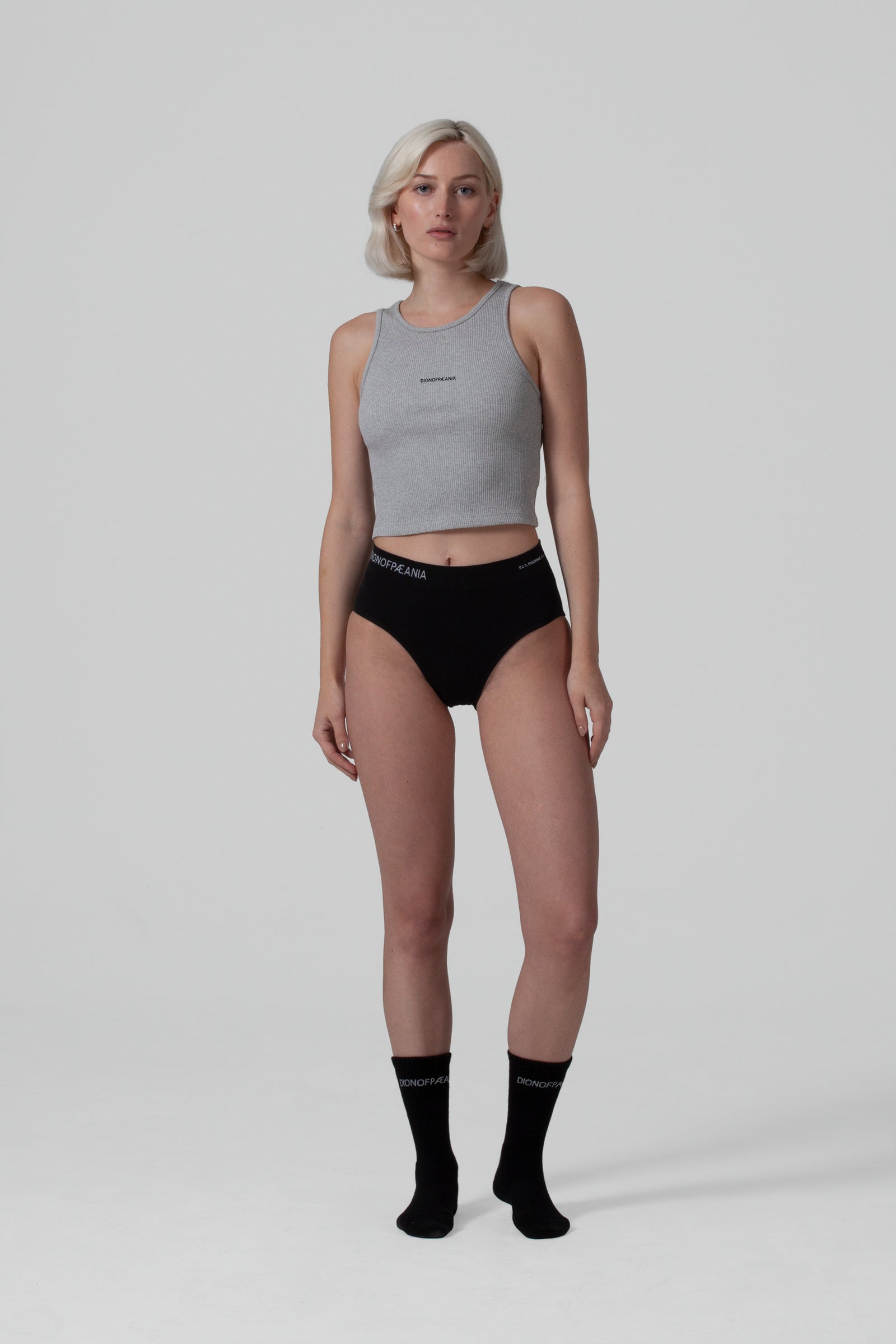 THE FORM RIB VEST TANK - GREY