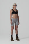 THE FORM RIB BIKER SHORT - GREY