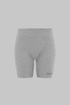 THE FORM RIB BIKER SHORT - GREY