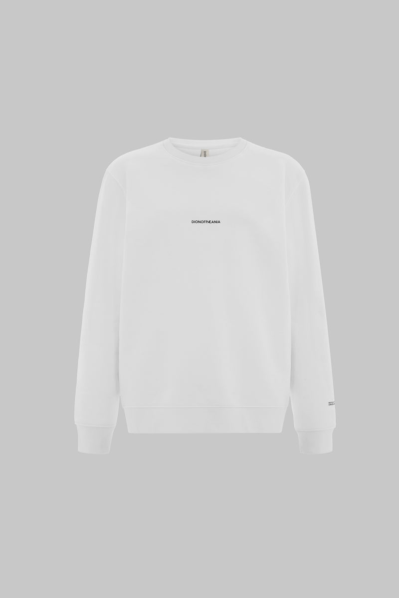 THE MIND BODY EARTH SWEATSHIRT - WHITE