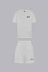 THE ESSENTIAL SHORT SET - OFF WHITE