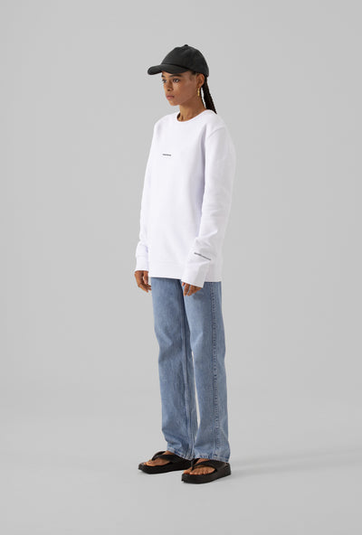 THE MIND BODY EARTH SWEATSHIRT - WHITE