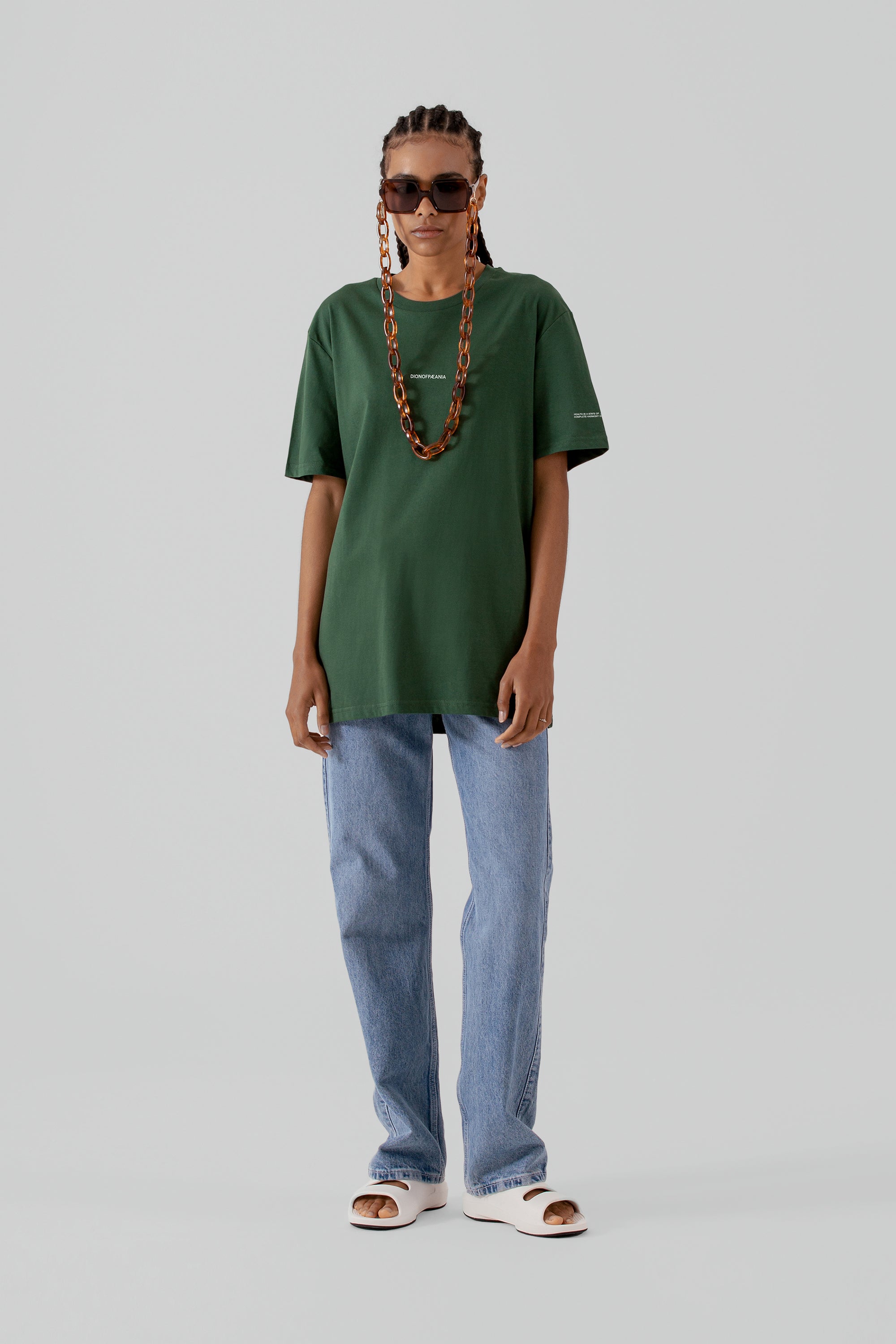 THE MIND BODY EARTH T-SHIRT - GREEN